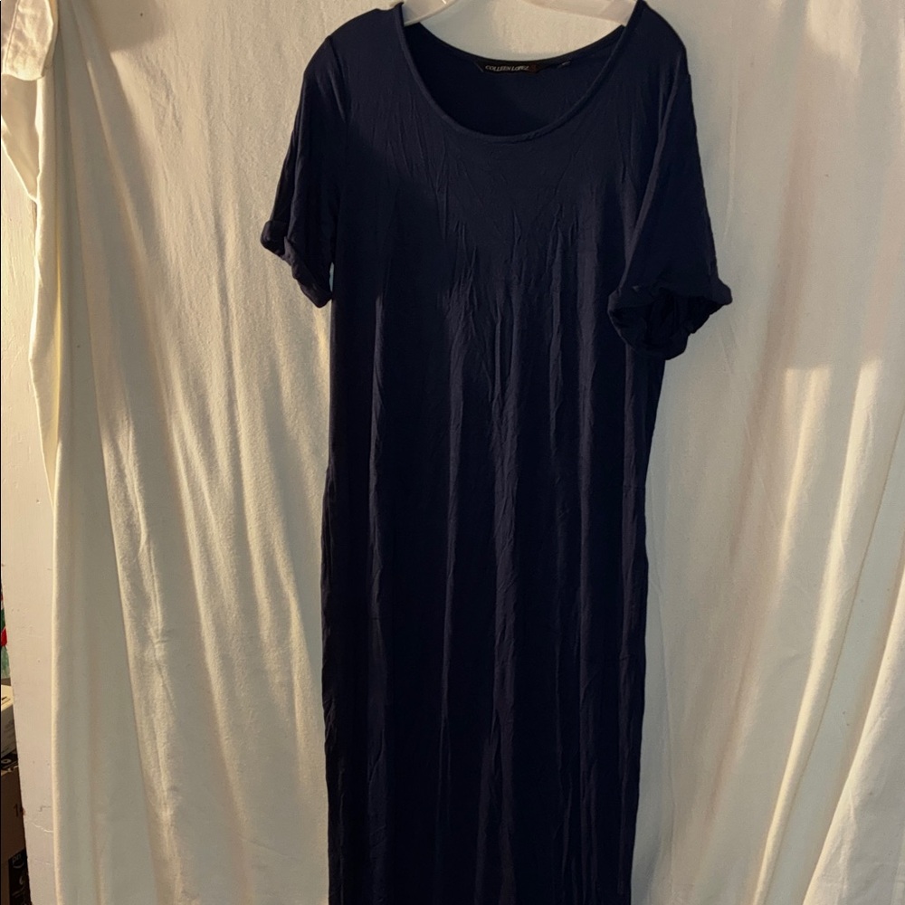 Colleen Lopez Navy Maxi Dress